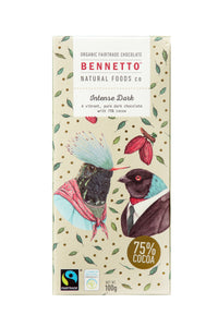 Bennetto Chocolate 100g -  Intense Dark